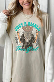 Just a Small Town Girl Camo Plus Heavy Cotton Tee