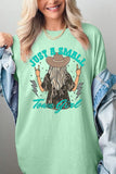 Just a Small Town Girl Camo Plus Heavy Cotton Tee