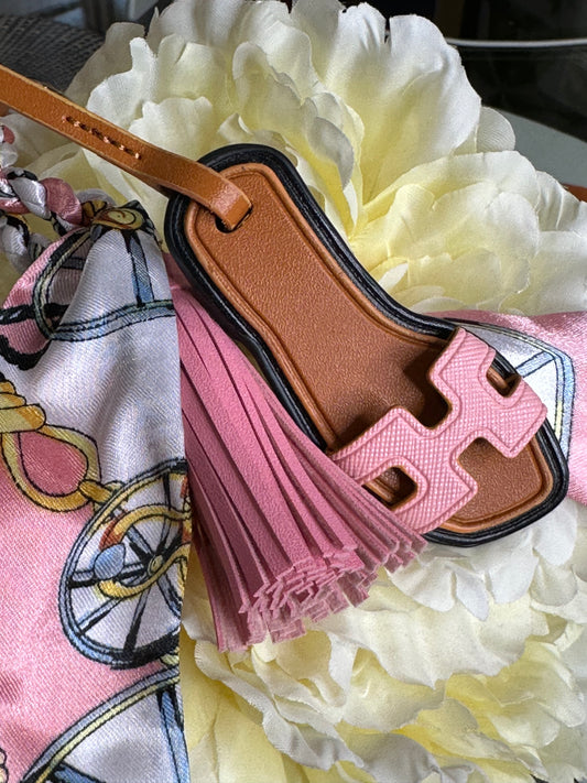 Cute Pink Sandle Bag Charm