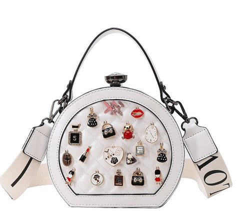 Square 3D Charm Handbag