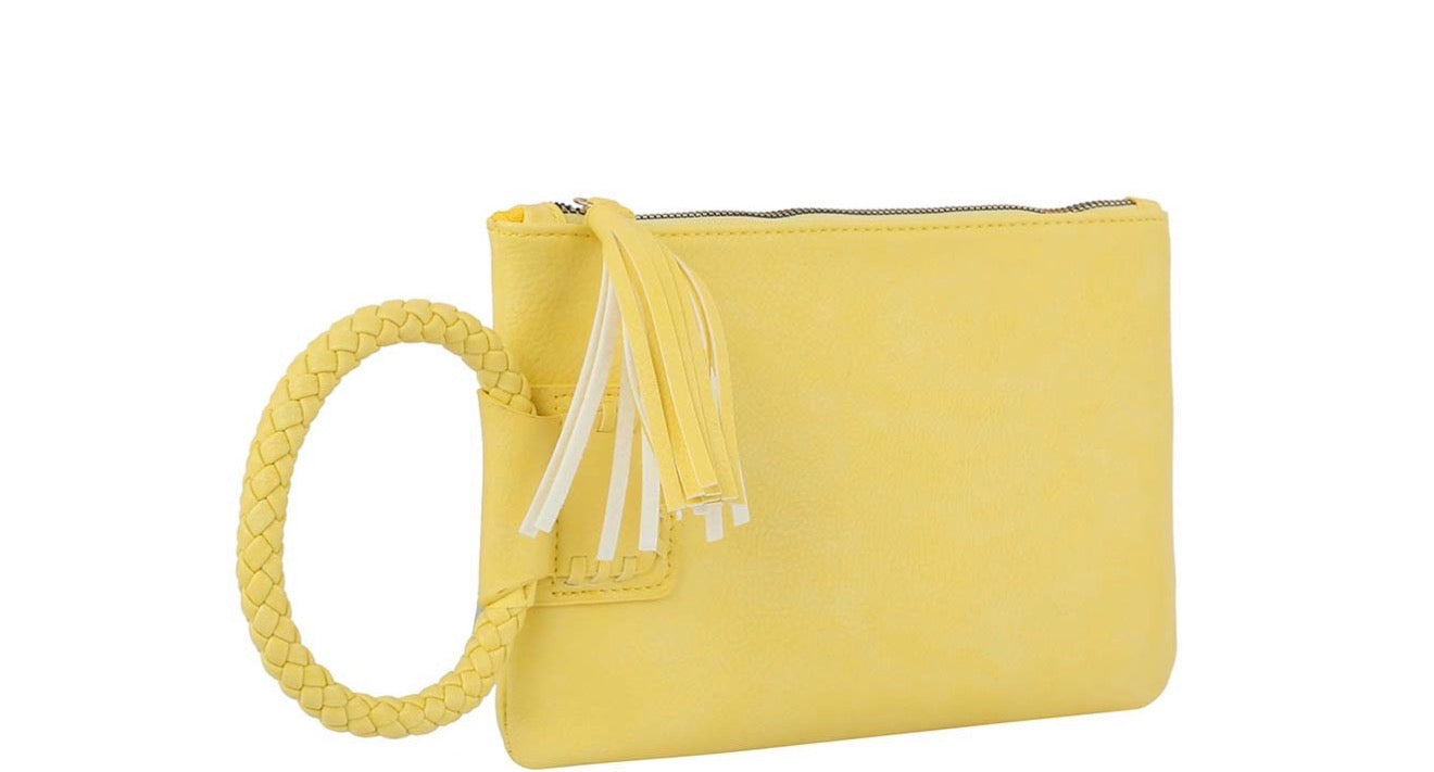 Fashion Tassel Cuff Handle Clutch TD-0018