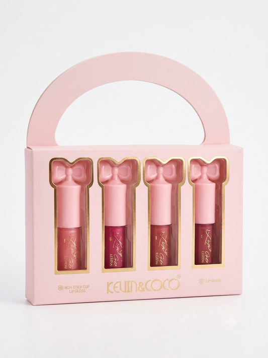 Kevin and Coco 4-colors lip gloss set