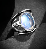 Galaxy Moonstone  Ring