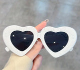 Heart Shape Women’s Oversize Heart Shape Mod Clout Fashion Sunglasses