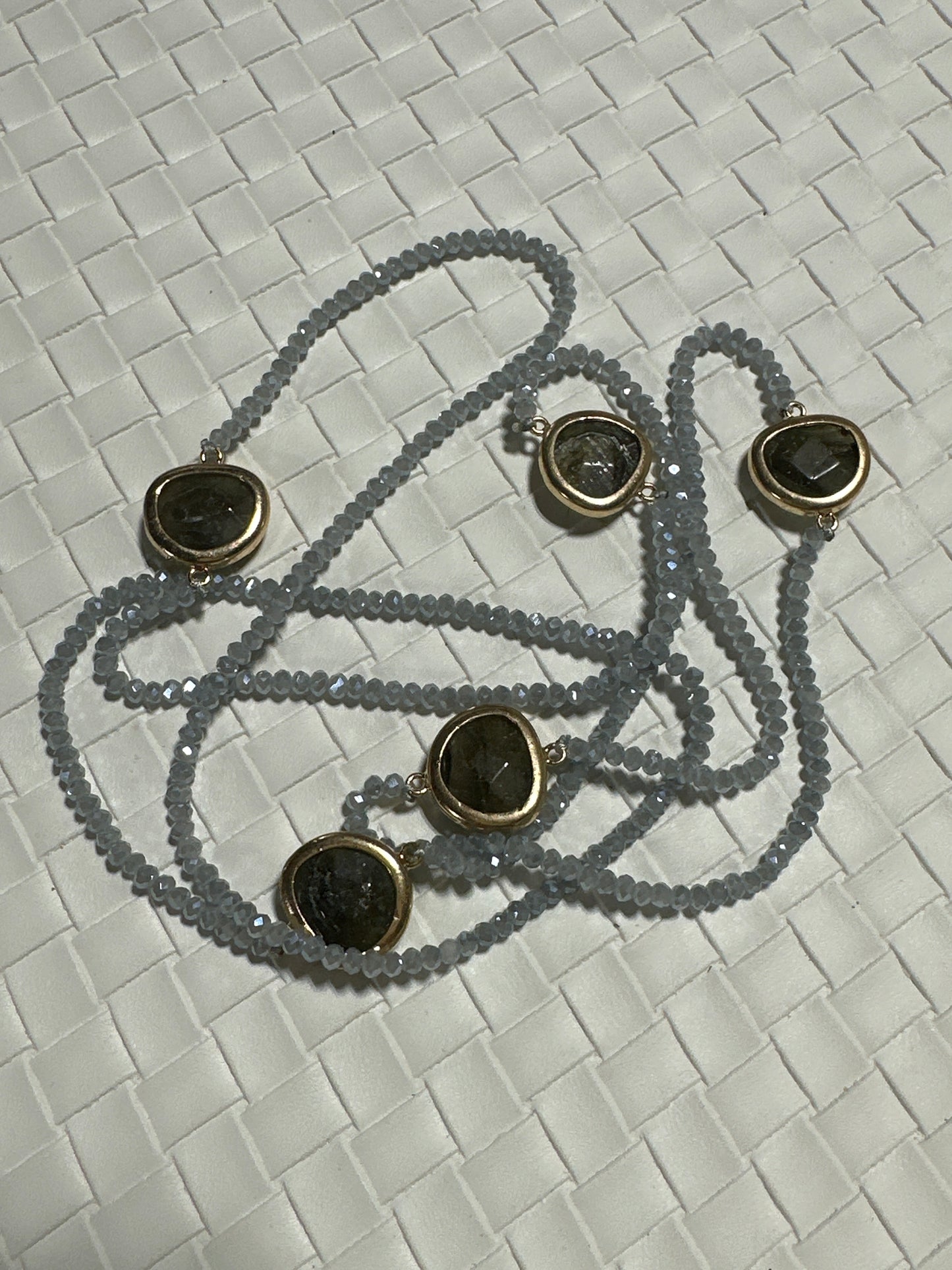 4 stone necklace