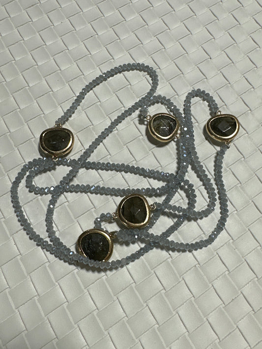 4 stone necklace