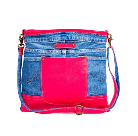 Charley Denim Shoulder Bag