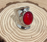 Boho Red Ring