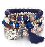 I LoVe YoU  BoHo Bracelet