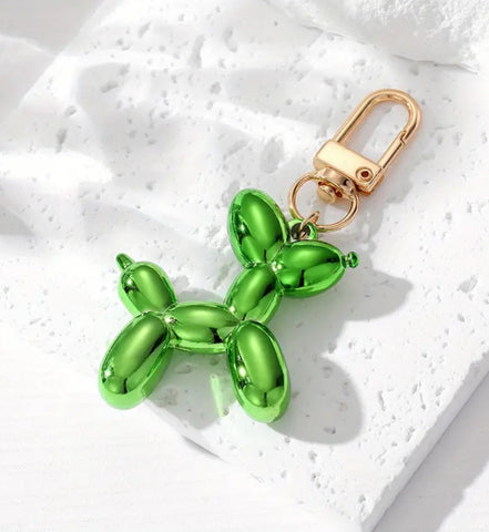 Kawaii Cartoon Balloon Dog Keychains