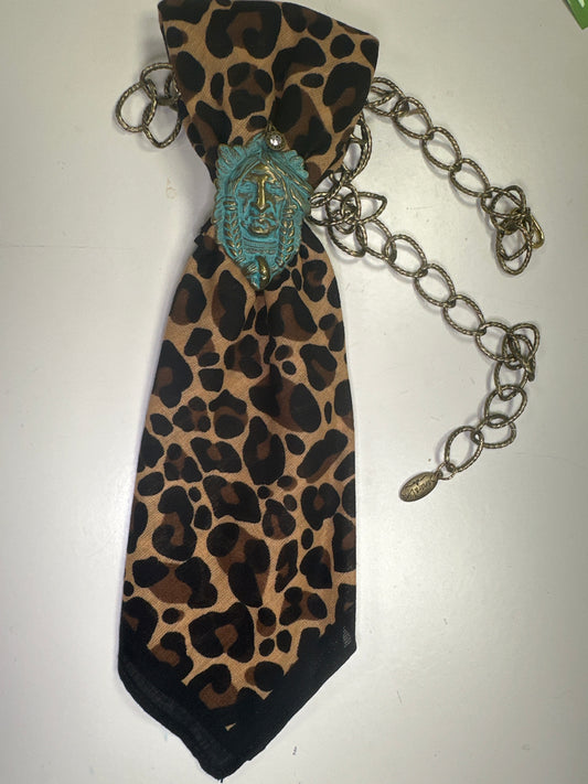 LEOPARD TIE