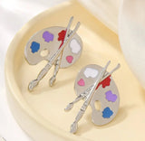 Artist Palette earrings