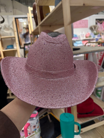 Glitter Hat in Pink