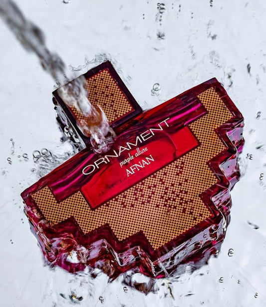 Afnan Ornament Purple Allure Eau De Parfum for Women, 3.4 Fl. Oz