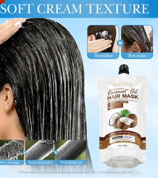 Coconut Oil Hair Mask.