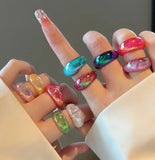 10 pcs Y2K Rings