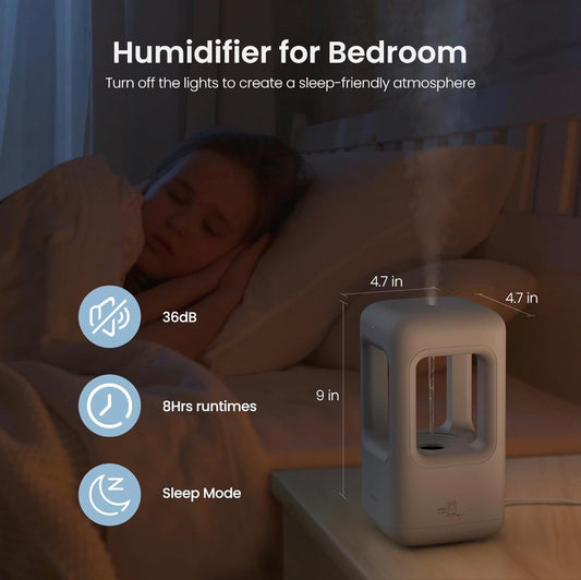 Winben Anti Gravity Water Drop
Air Humidifier with LED
Ambiance Backlight