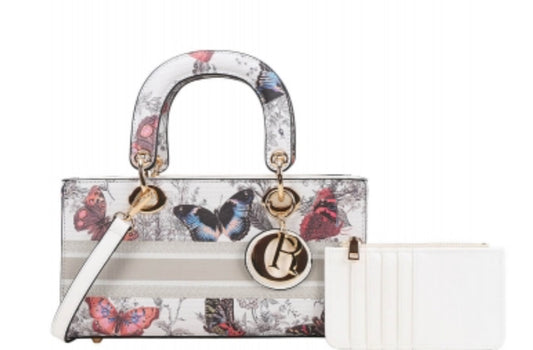 Butterfly Satchel Bag For Women With Wallet HD-9148K