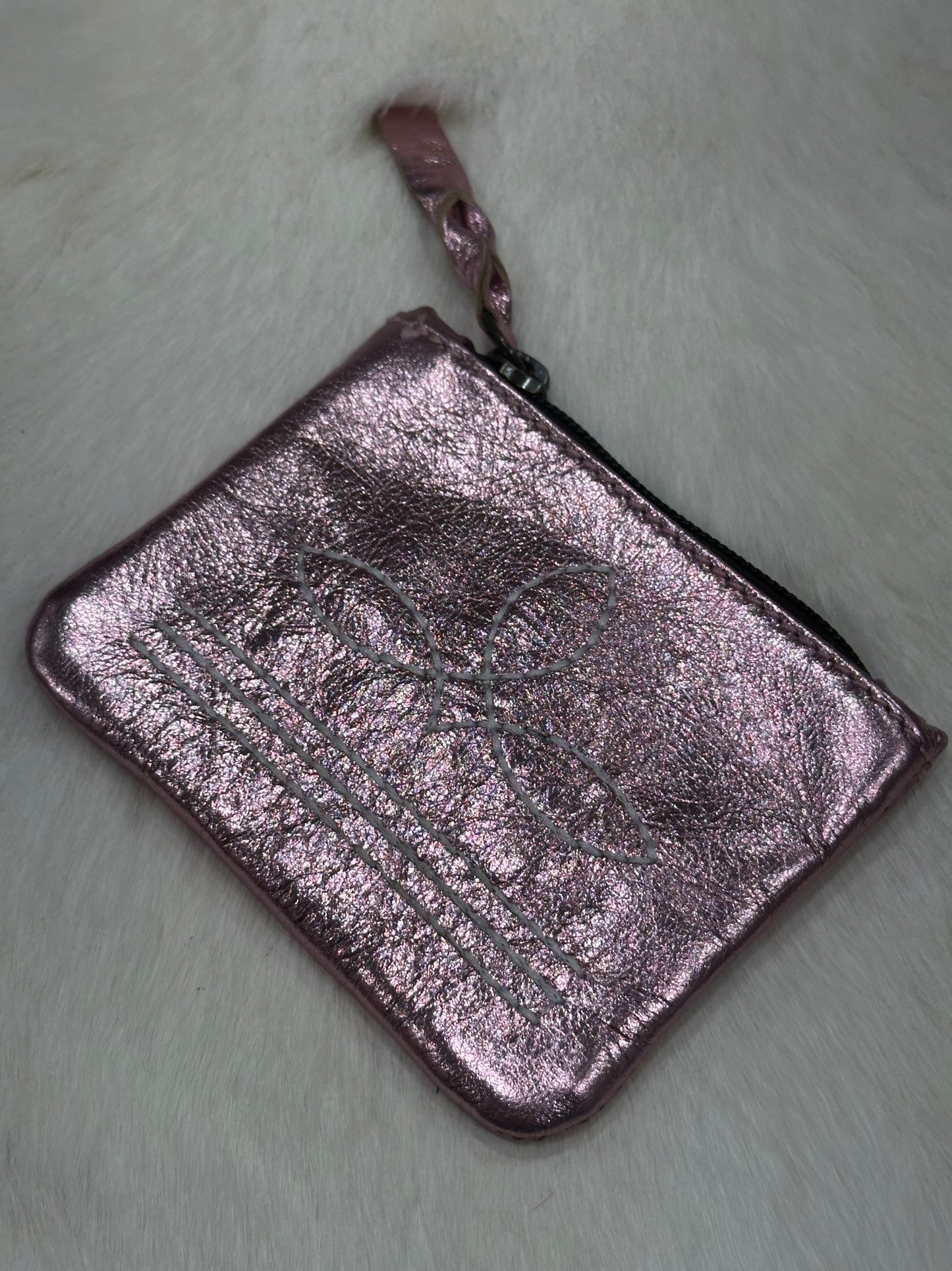 Boot Stitch Coin Pouch