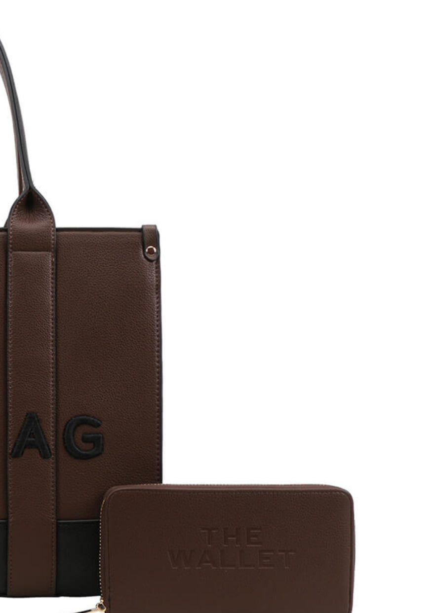 Tote Bag With Wallet 1136W