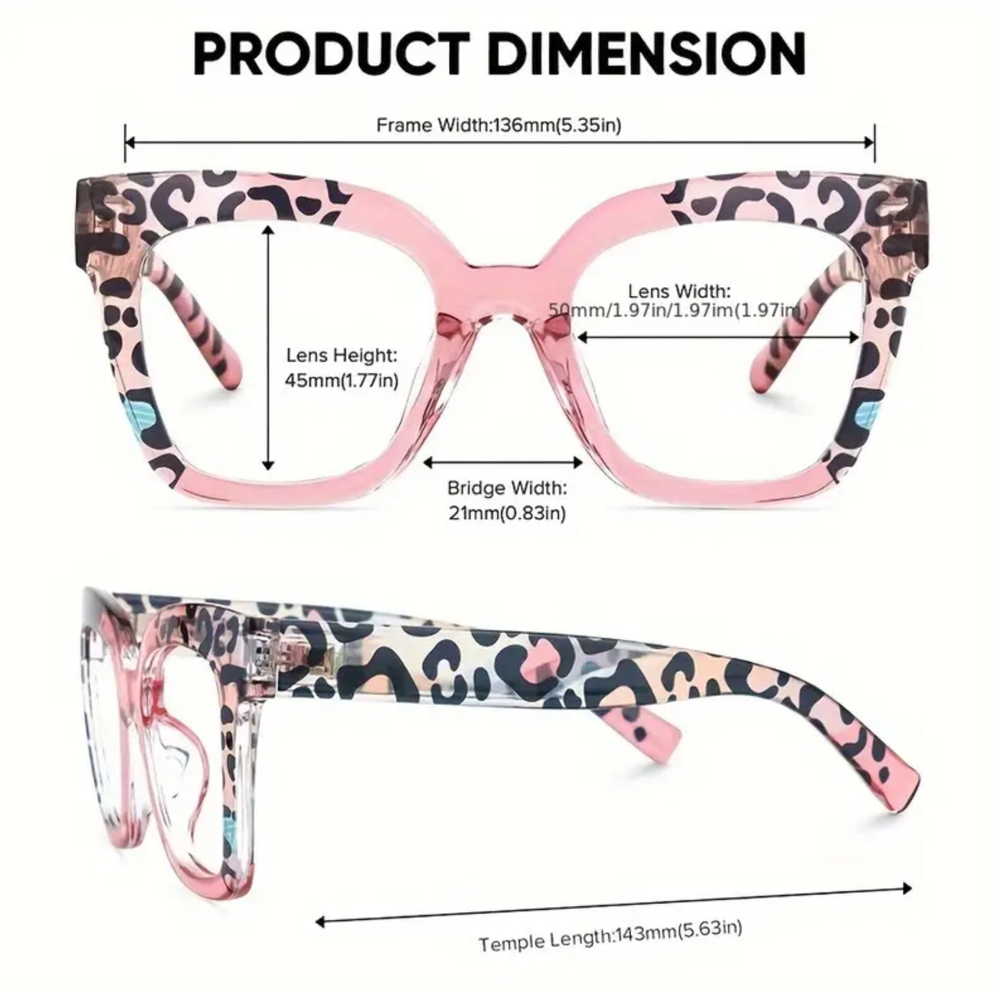 Chic Leopard Print Glasses