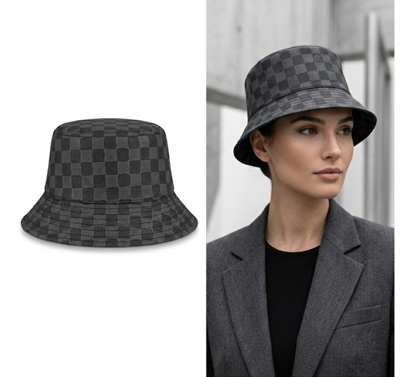 Cute Summer Bucket Hat -Gray