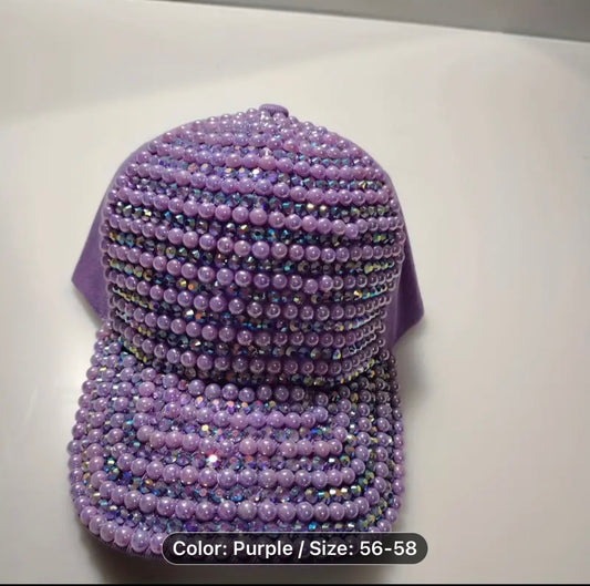 LAVENDER PEARL BASEBALL CAP