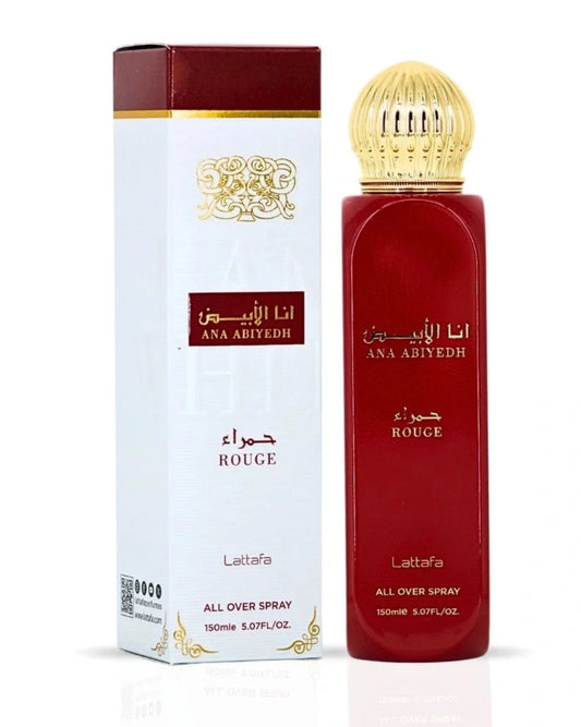 Ana Abiyedh Rouge All Over Spray 150ml (5.07 oz) by Lattafa | Sweet, Sharp & Utterly Unforgettable