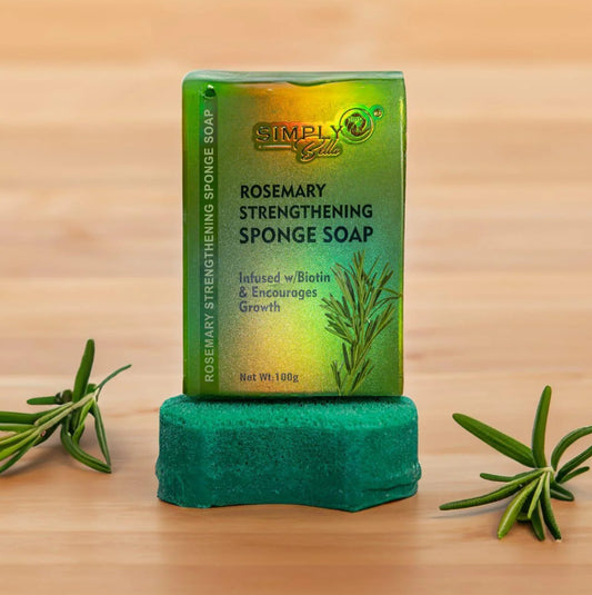 SIMPLY BELLA Sponge Soap | Rosemary Strengthening |