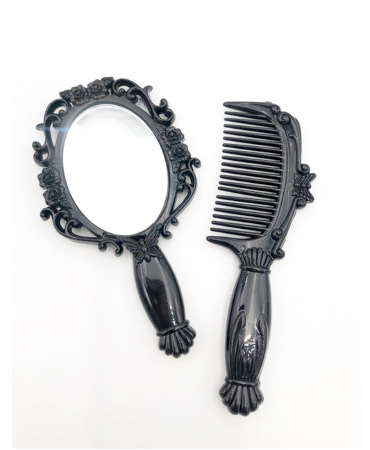 DOLL HAND MIRROR & COMB SET