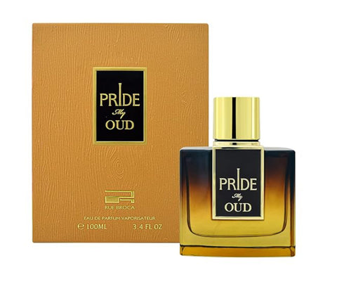 Afnan Rue Broca Pride My Oud Eau De Parfum Spray for Men, 3.4 Ounce