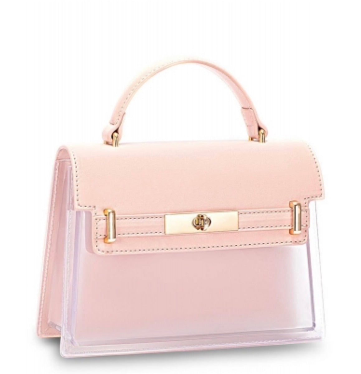 David Jones Transparent PVC Satchel Bag CM7449