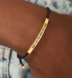 Don't let the hard days win bracelet