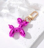 Kawaii Cartoon Balloon Dog Keychains