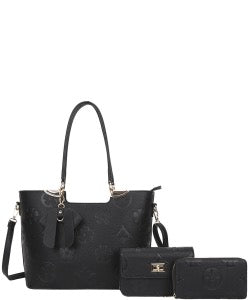 YB-8093 LV 3pc Handbag