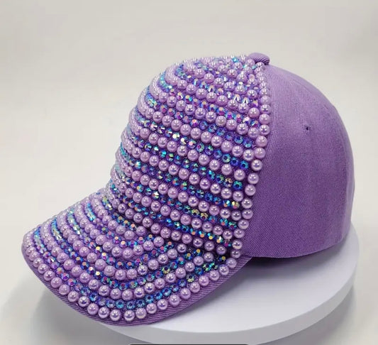 LAVENDER PEARL BASEBALL CAP
