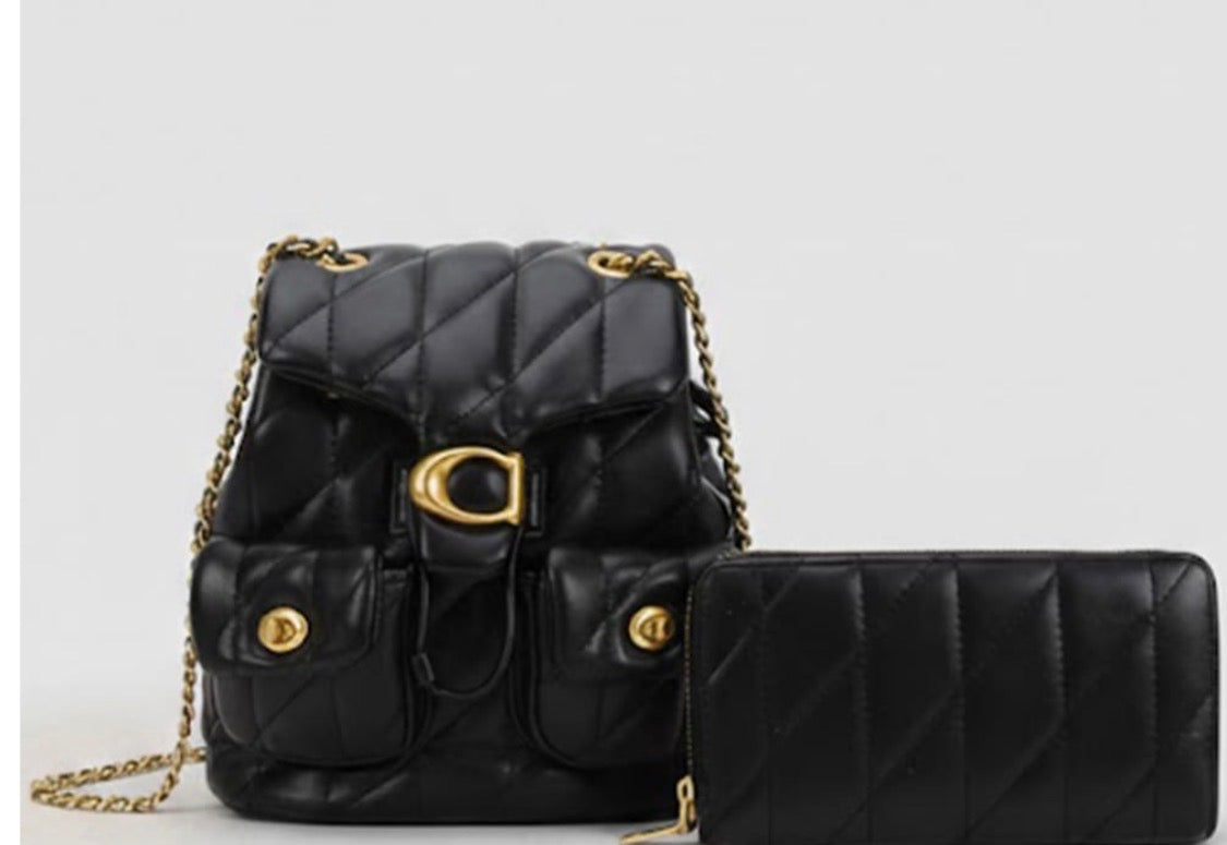 Cute Fashion Backpack With Wallet KC-9183-W