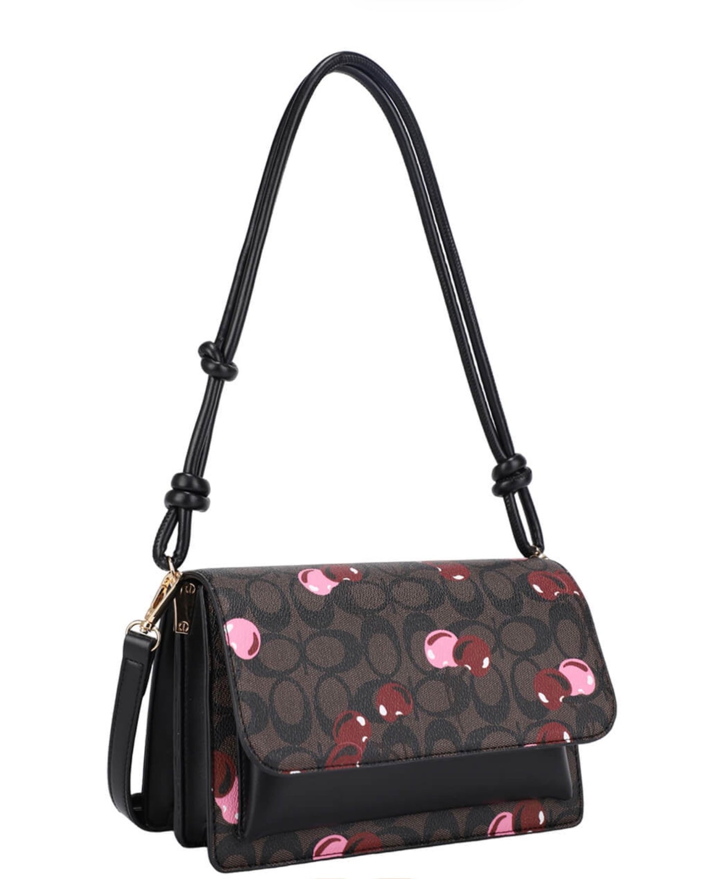 20762 Cream cherry bag