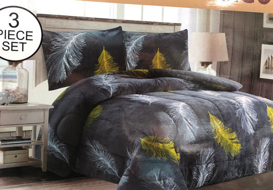 Feather 3PC BEDSPREAD - King