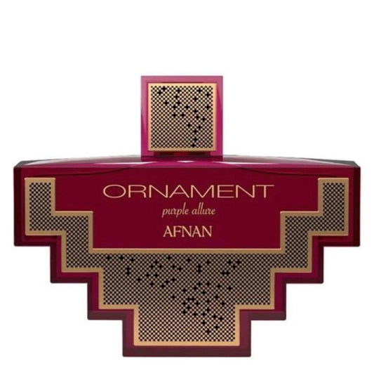 Afnan Ornament Purple Allure Eau De Parfum for Women, 3.4 Fl. Oz