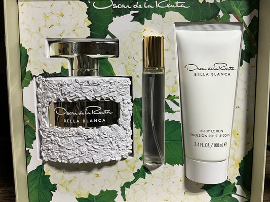 Oscar De La Renta Bella Blanca 2 PC Set with Body Lotion