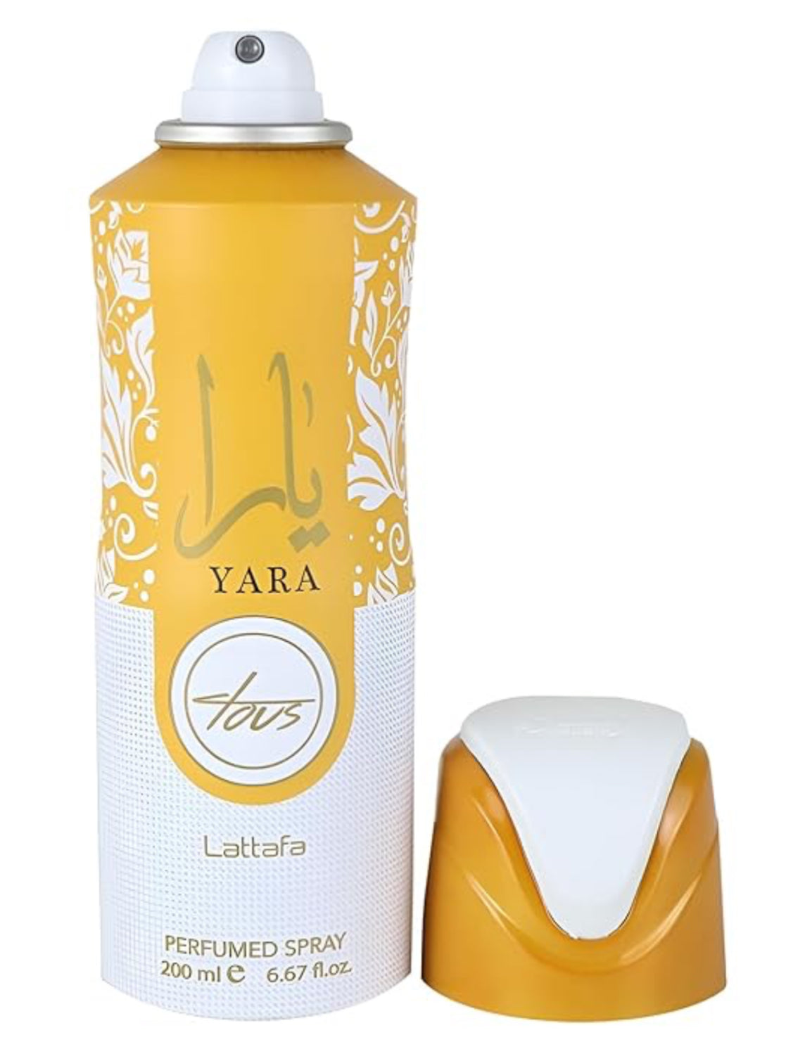 Lattafa Yara Tous – Fruity, Tropical, Gourmand, Musky – Perfumed Deodorant Spray for Women, 6.67 Ounce / 200 ml