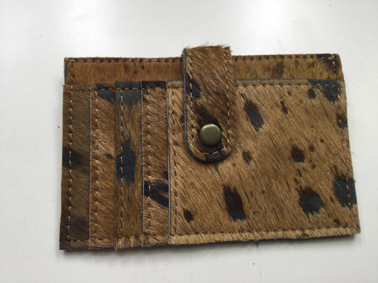 Drak tan card holder