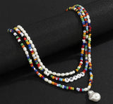 SMILE Beaded Necklace