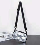 Silver Diamond  Mini Suitcase Crossbody