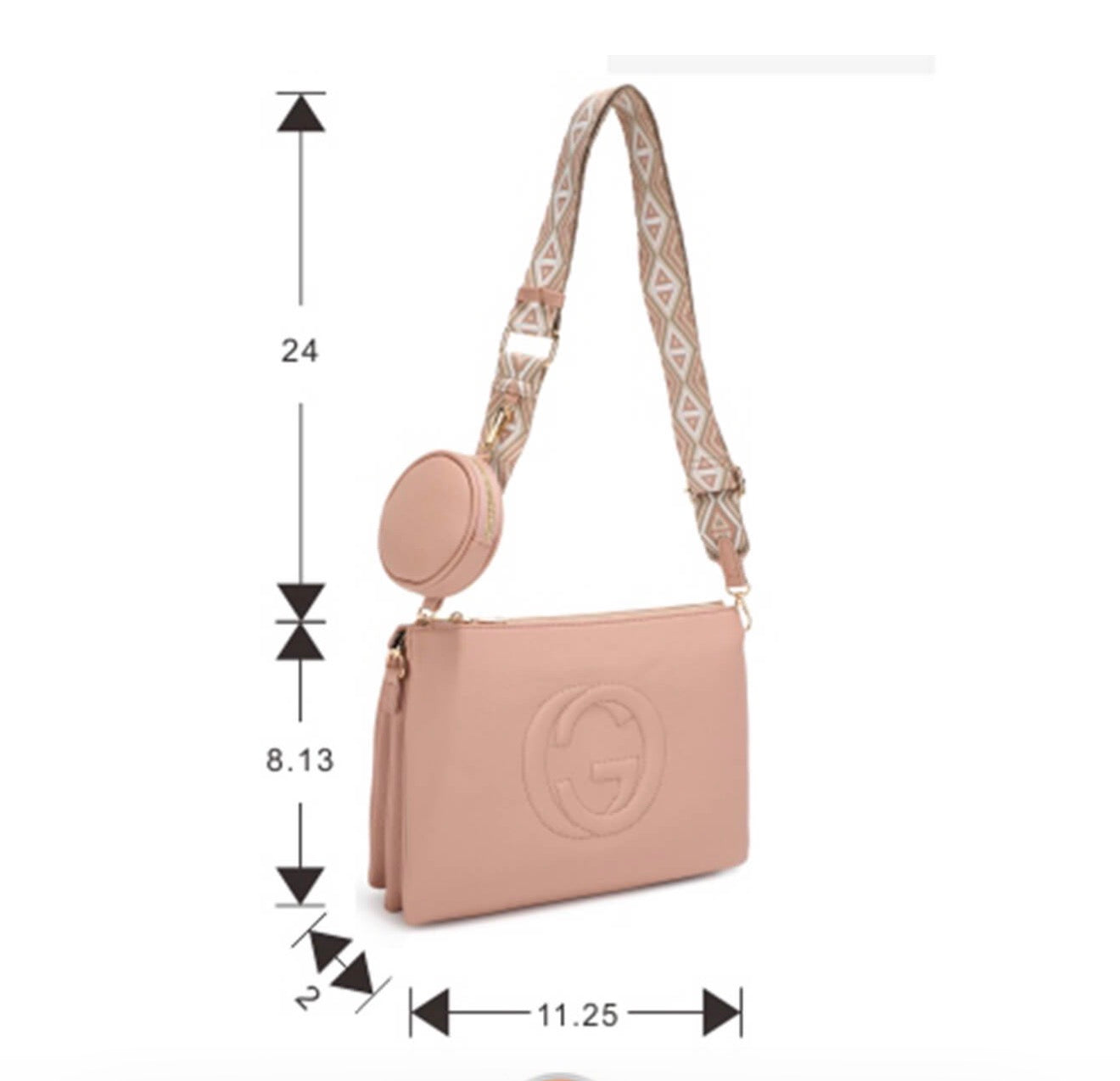 Fashion Crossbody Bag With Pouch MS-20683
