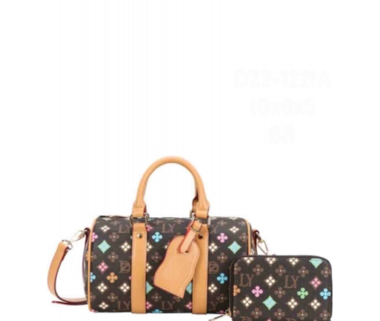 Stylish Print Design Boston With Wallet DZ2-1221A