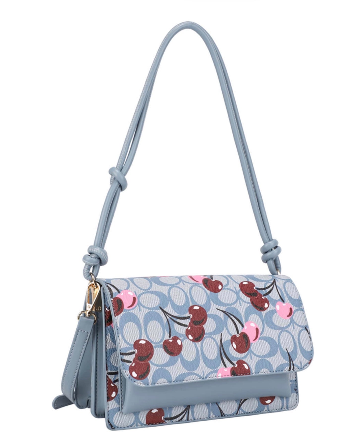 20762 Cream cherry bag