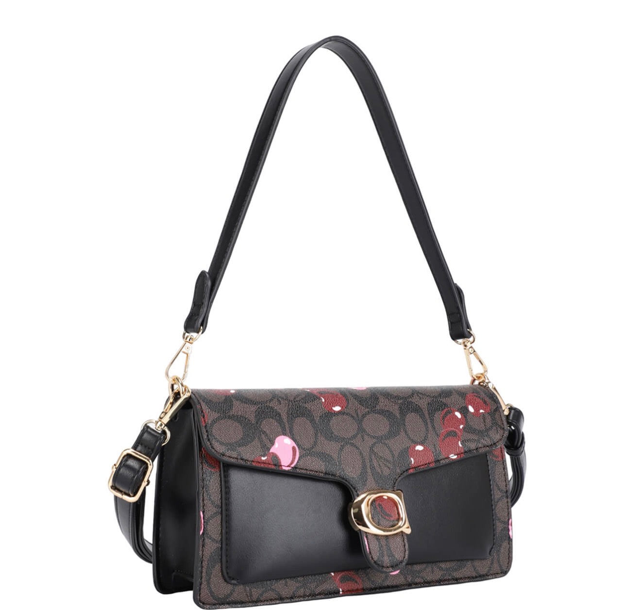 Cherry Pattern Design Shoulder Bag ZM-20723B