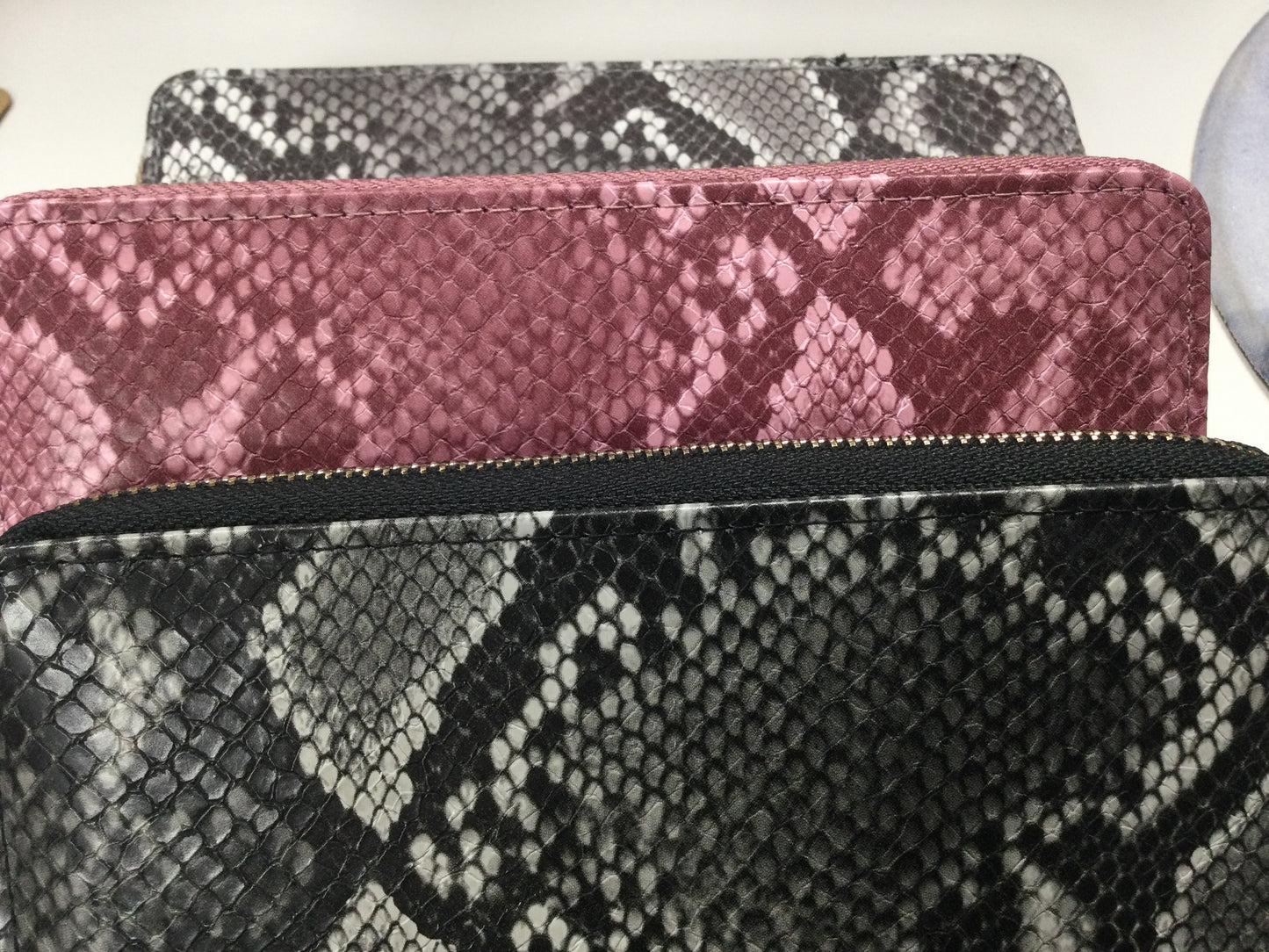 Snake print wallet